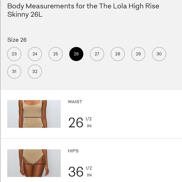 Aritzia denim forum the Lola high rise 26L 26W NWT - Picture 7 of 9